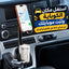 حامل موبايل مغناطيسي بذراع قابل للتعديل مع حامل كوب للسيارة يدور 360 درجة