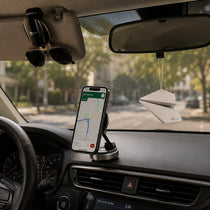 طقم اكسسوارات للسيارة 3 قطع حامل موبايل مغناطيسي وحامل نظارة وفواحة لتعطير السيارة