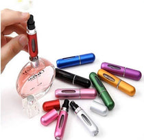 ازازة برفيوم ميني محمولة قابلة لإعادة التعبئة لشنط اليد والسفر والرحلات الوان مختلفة