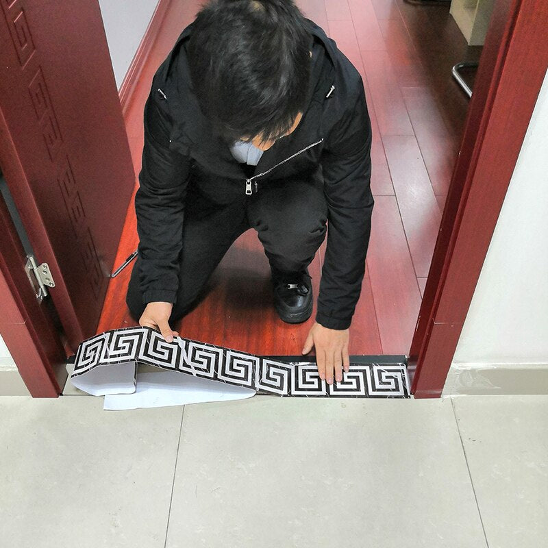 رول وزرة ديكور للأرضيات والحوائط استيكر رخامي 10 متر Secondary image