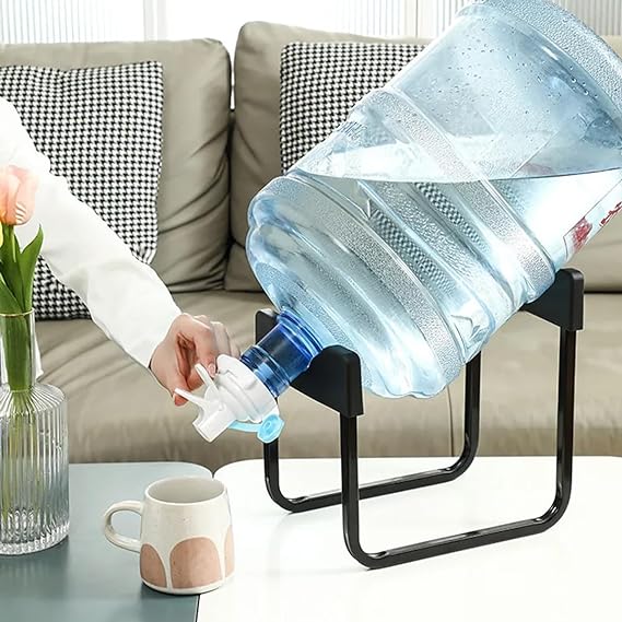 حامل قارورة مياه الشرب من المعدن والبلاستيك عملي وسهل الأستخدام Main image