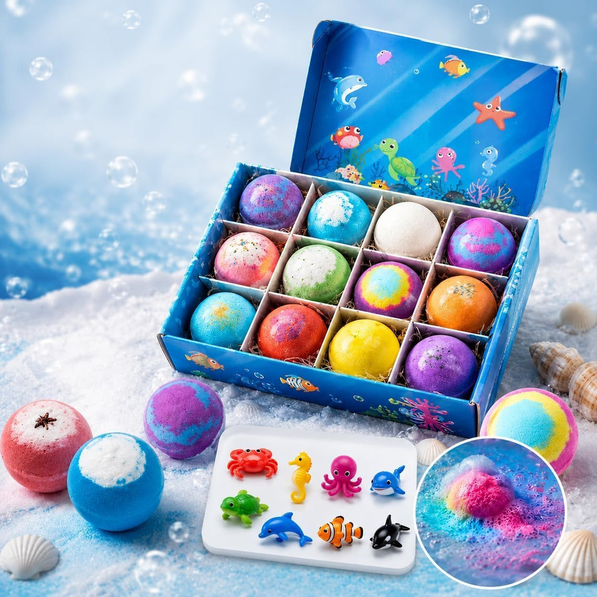 باث بومب (Bath Bomb)  لتجربة شاور استرخاء ممتعة