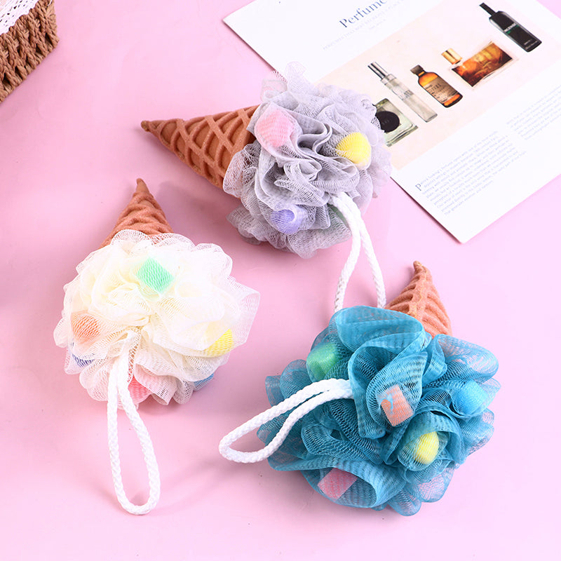 ليفة استحمام ناعمة على شكل مجسم آيس كريم Main image